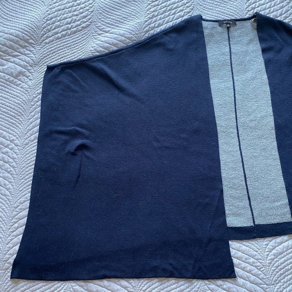 RW&CO Navy Grey Poncho XS/S - Picture 7 of 8